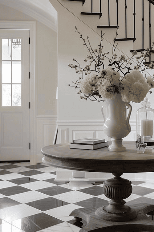 this is a foyer that wows character home decorated entryway