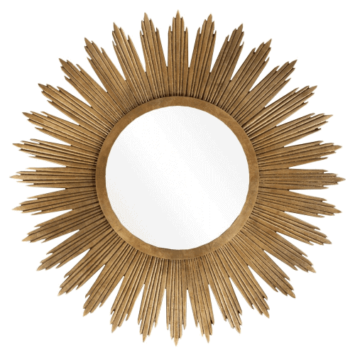 Sunburst mirrors are some of the best gifts for interior designers as they are versatile