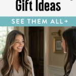 best friends sharing housewarming gift ideas for new home owners