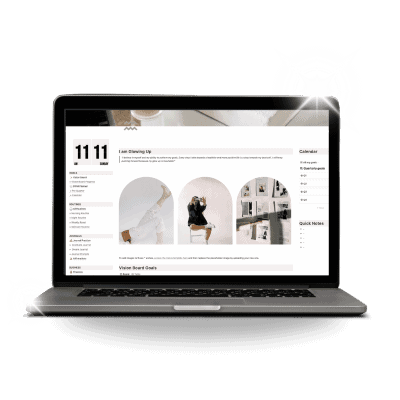 glow up life planner_main image