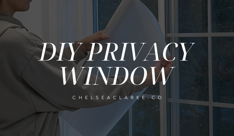 DIY TUTORIAL - How To Apply Privacy Window Film To Make Windows Private
