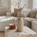 Sustainable organic modern living room