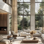Amazing luxury organic modern living room