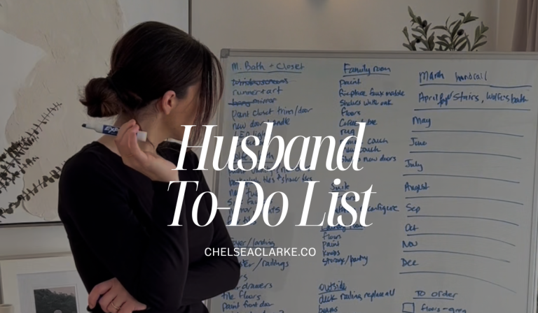 Fed Up Wife Creates Hilarious Renovation To-Do List For Husband on Whiteboard