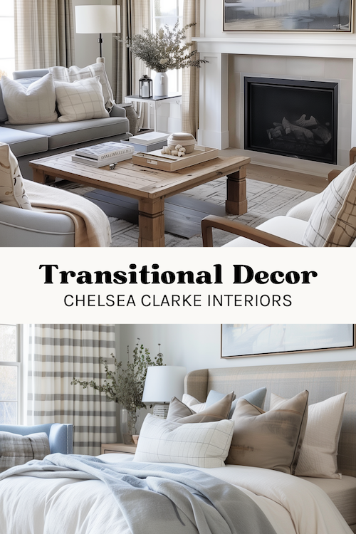 what is transitional home decor explanation