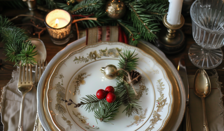 35 Christmas Table Setting Ideas Your Guests Will Love