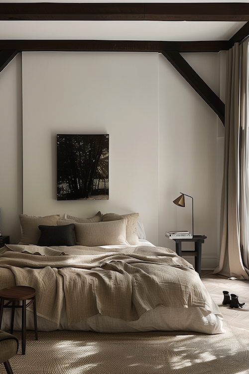 quiet luxury interior design bedroom