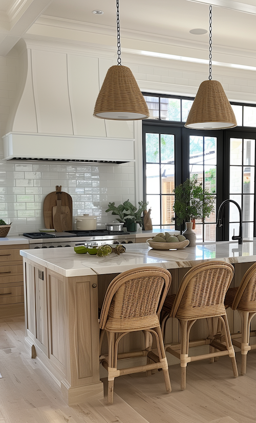 example of a kitchen showing how to make your modern kitchen feel like a cottage