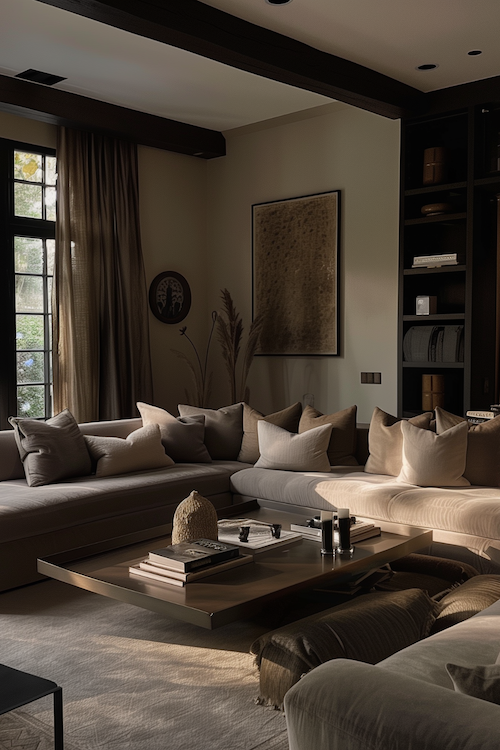serene quiet luxury living room