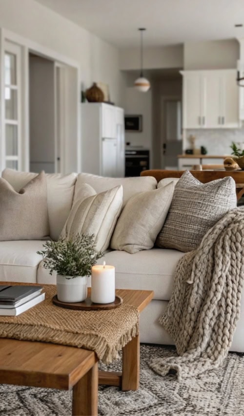 Organic Modern Interior Design is Leading Cozy Decor for 2025