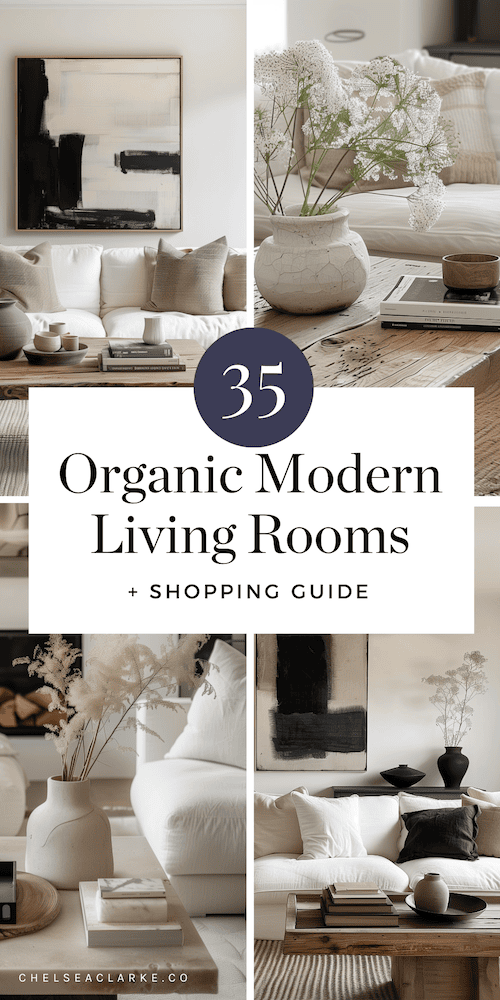 35 Incredible Organic Modern Living Rooms To Inspire Your Living Room Makeover