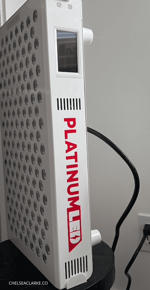 plug into wall BIOMAX Red Light From PlatinumLED looks like in real life