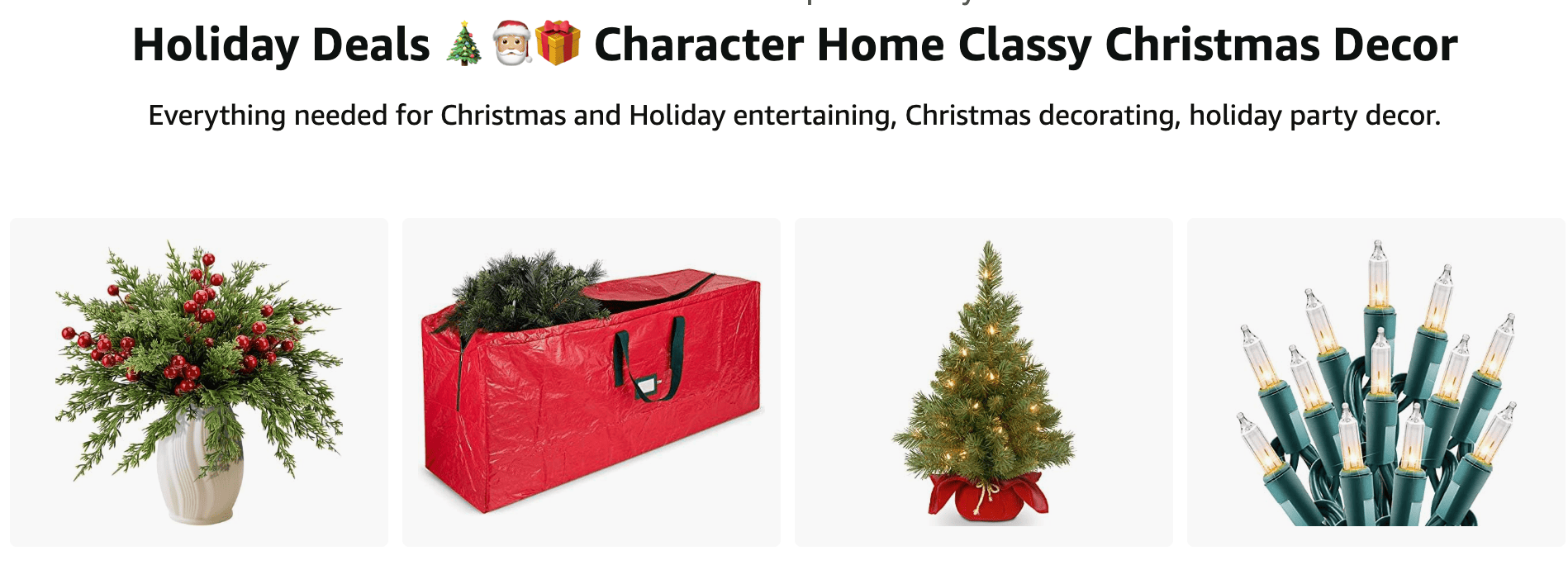 christmas decorations deals prime day