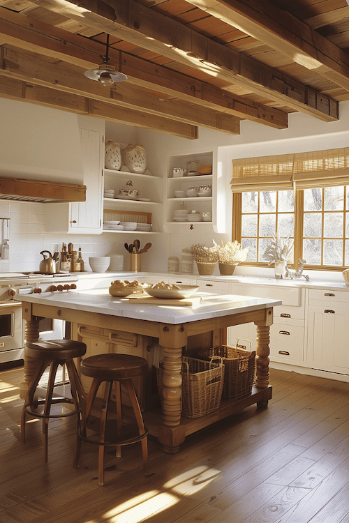 Gorgeous kitchen inspired by Nancy Meyers style