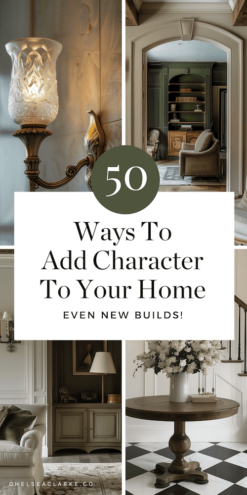 50 Ways to add character to your home (on any budget!)