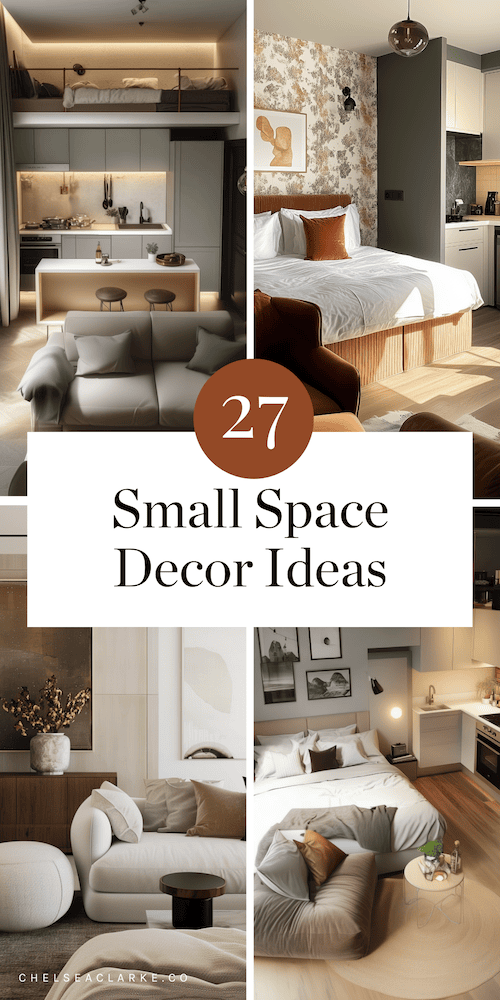 27 small space decor ideas that are genius