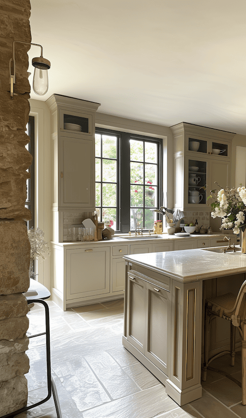 inspiring modern frencg country kitchens color pallet