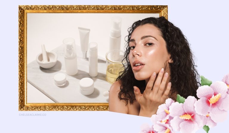 woman with glass skin applies skincare product Korean Skincare Routine For Glowing Skin