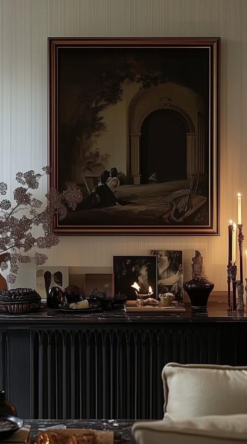 Spooky yet chic gothic Fall decorating ideas this Halloween