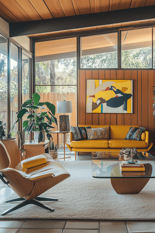 mid century modern interior design ideas