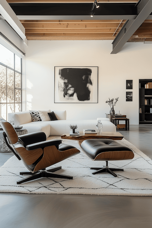 mid century modern living room styling ideas