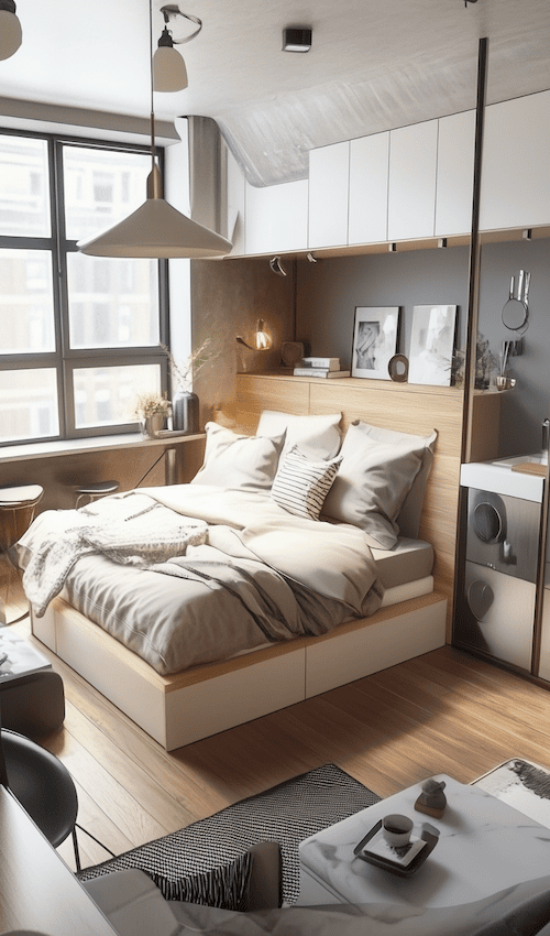 impressive tiny apartment feels bigger with design hacks 