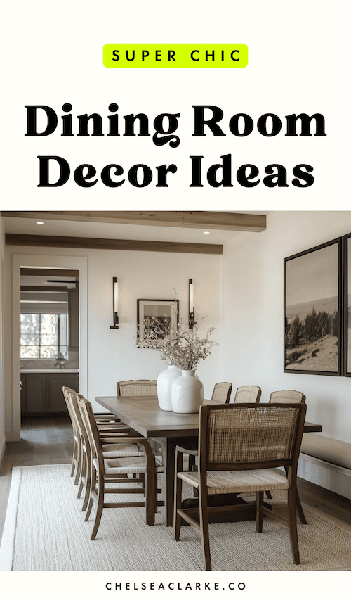 amazing and super chic dining room decor ideas