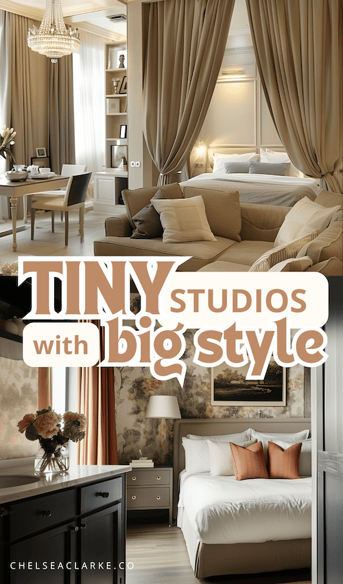 examples of tiny studio apartments with big style