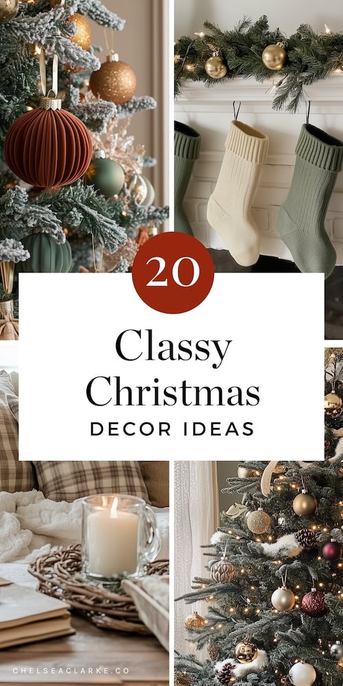 Amazing Classy Christmas Decor Ideas for Living Room