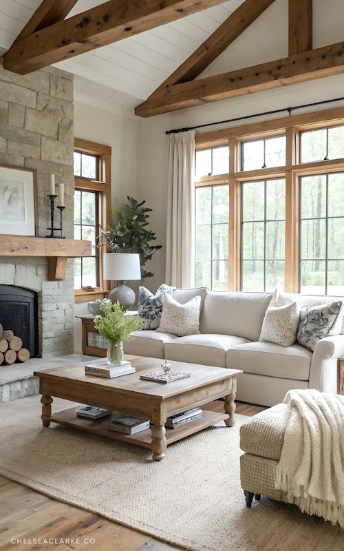 Modern farmhouse living: beautiful rustic decor ideas