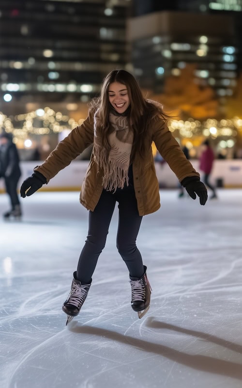 ice skating is a fun thing to do in november