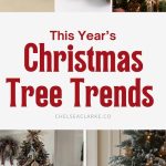 list of the biggest Christmas tree trends this year