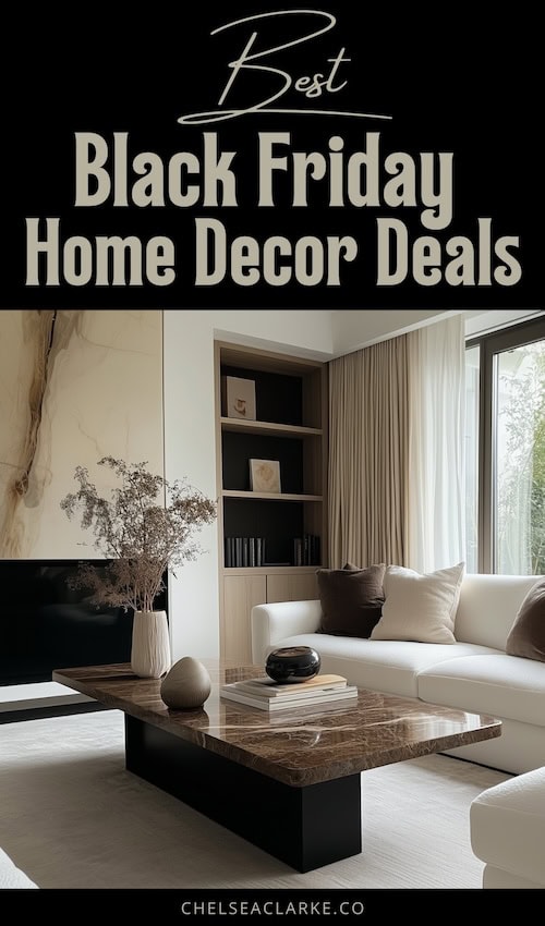 Living room decorations from 50 Black Friday Home Decor Deals for a Magazine-Worthy Home