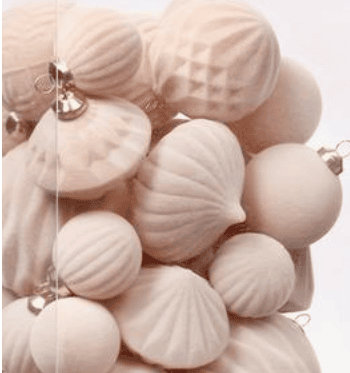 soft cream color velvet christmas decorations available at Temu