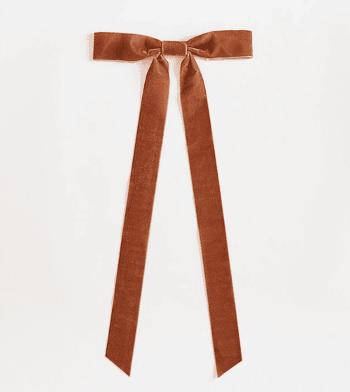 festive pottery barn velvet ribbon