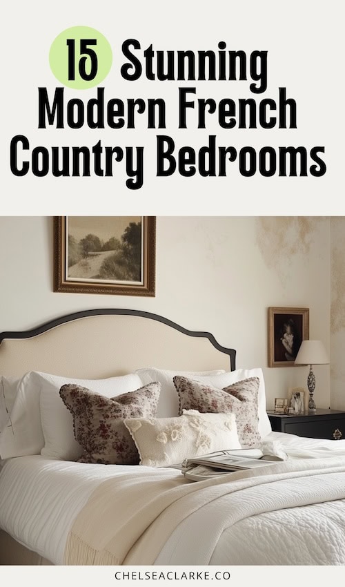 example of modern french country bedrooms