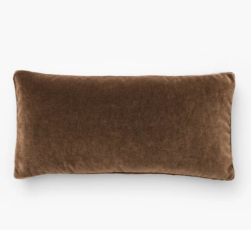 mohair velvet pillow