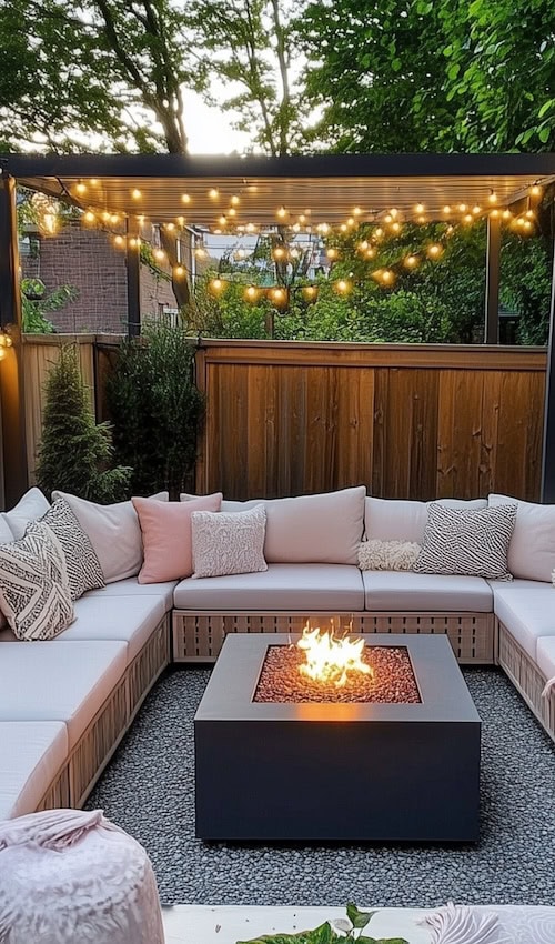 cozy backyard decor ideas - Backyard Inspiration with fire pit