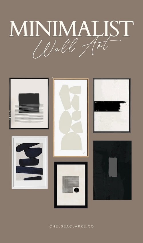 minimalist trendy wall art