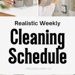 Weekly Cleaning Schedule Checklist!