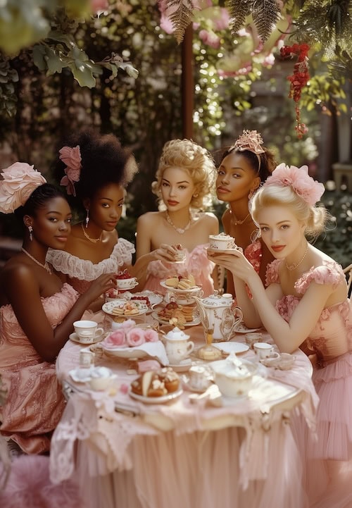 vintage tea party for galentines party - celebrate your bff galentines day party ideas