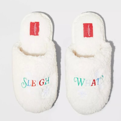 cute slippers sleigh what slippers brr basket for her