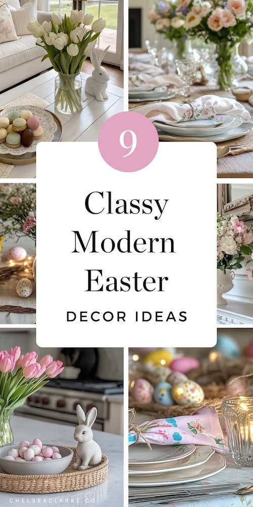 9 Modern Easter Decor Ideas That Are Super Classy For Spring