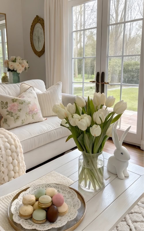 modern easter home decor living room