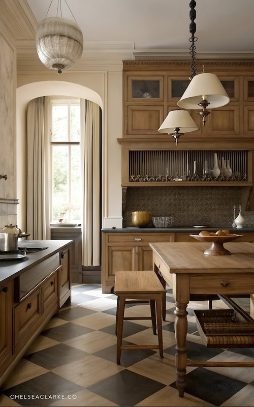 tour a Charming Old World Home Decor Ideas - vintage farmhouse kitchen