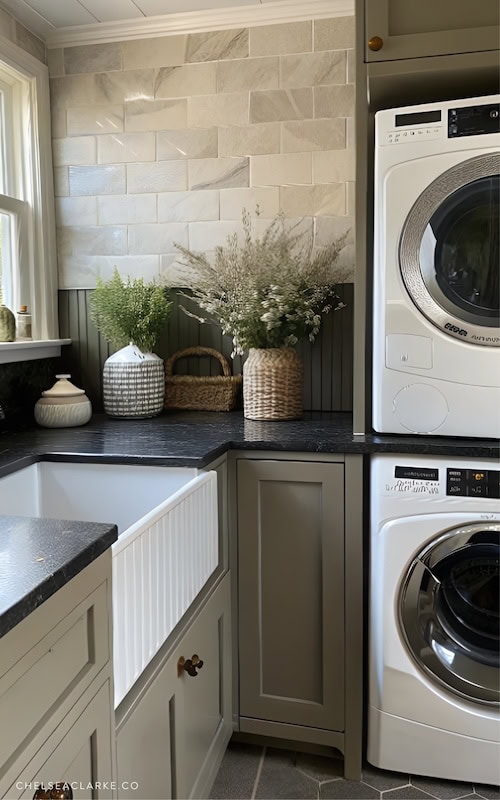 modern cottage - laundry room inspiration character home