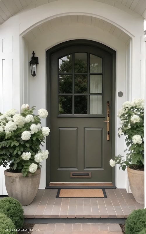 modern cottage front door