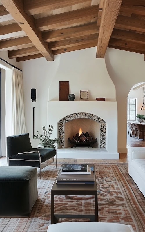 example of modern spanish interior design living room