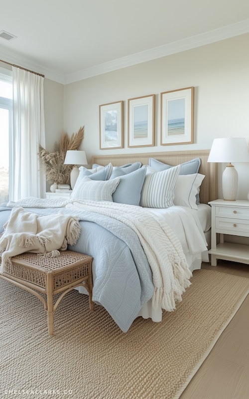 coastal blue bedroom ideas for granddaughters room