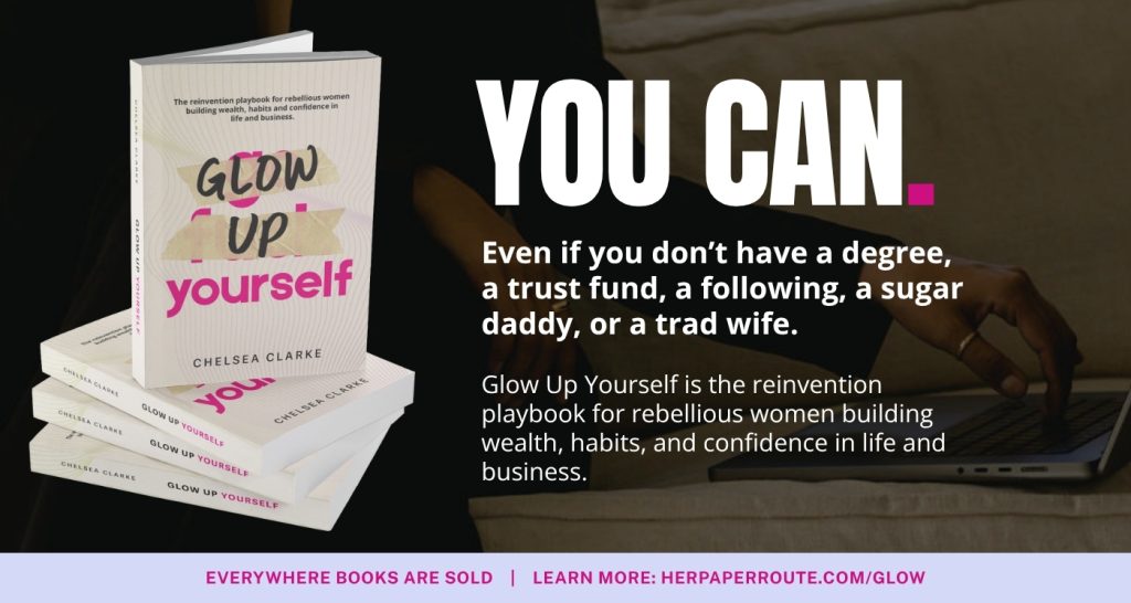 glow up yourself book by Chelsea Clarke